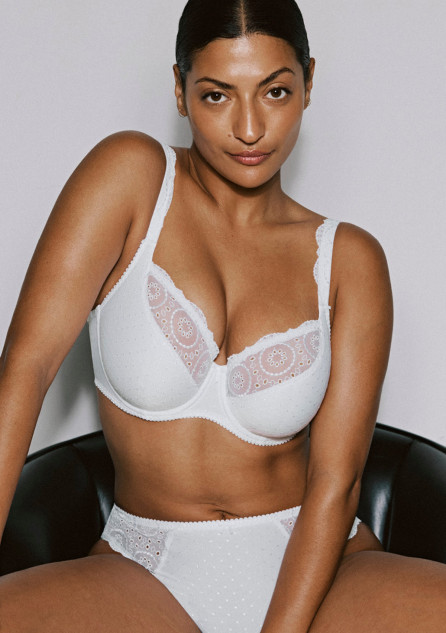 Lingerie blanche grande taille, Primadonna, Osino
