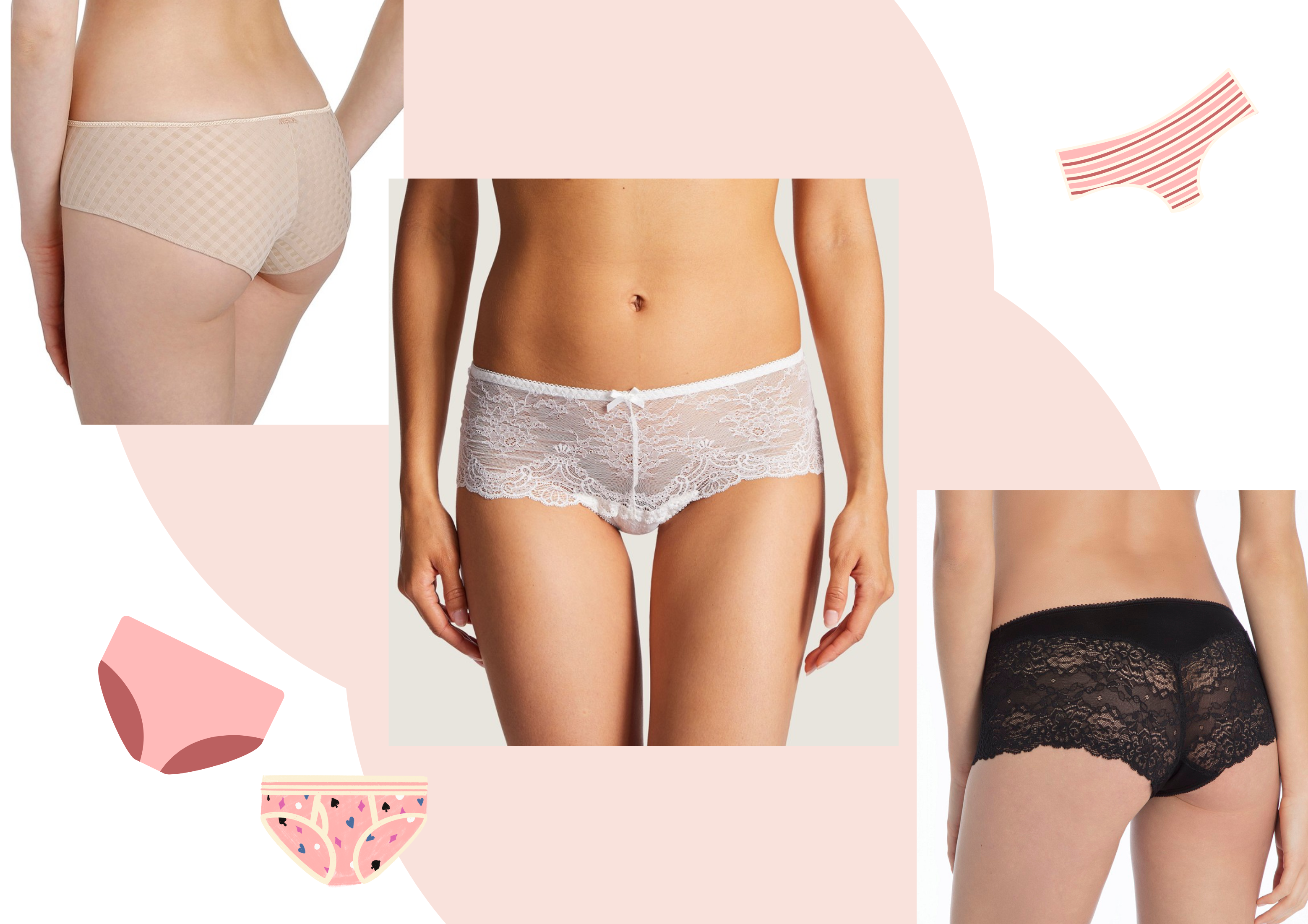 Soldes Culotte Femme Coton Rose - Nos bonnes affaires de janvier